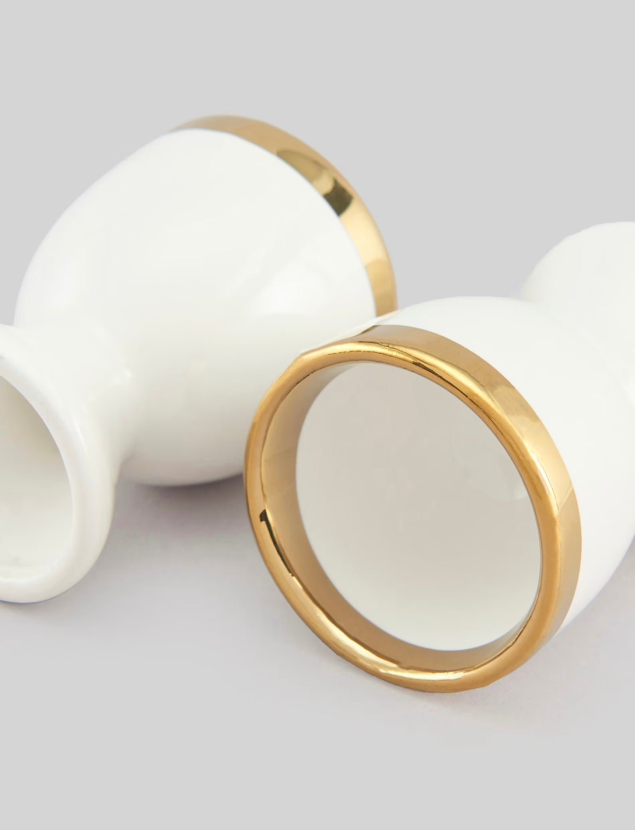 Royal Golden Home Eierbecher Set White
