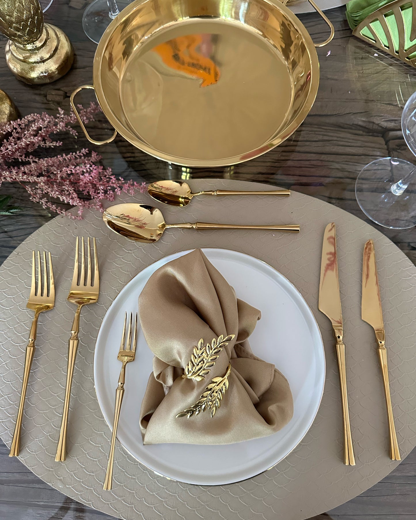 Royal Golden Home Küchenschüssel Set Goldy