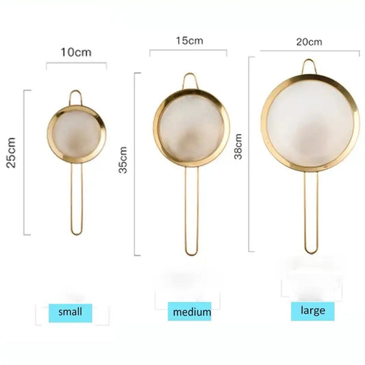 Royal Golden Home Küchensiebe aus Edelstahl