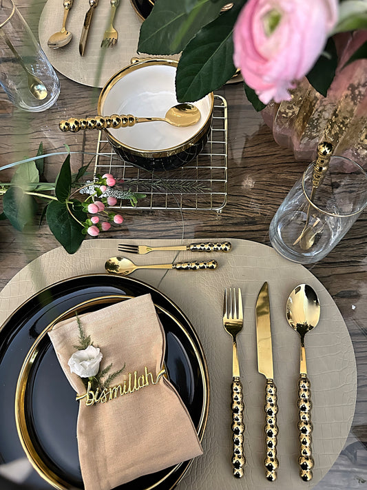 Royal Golden Home Besteck Set Veronika