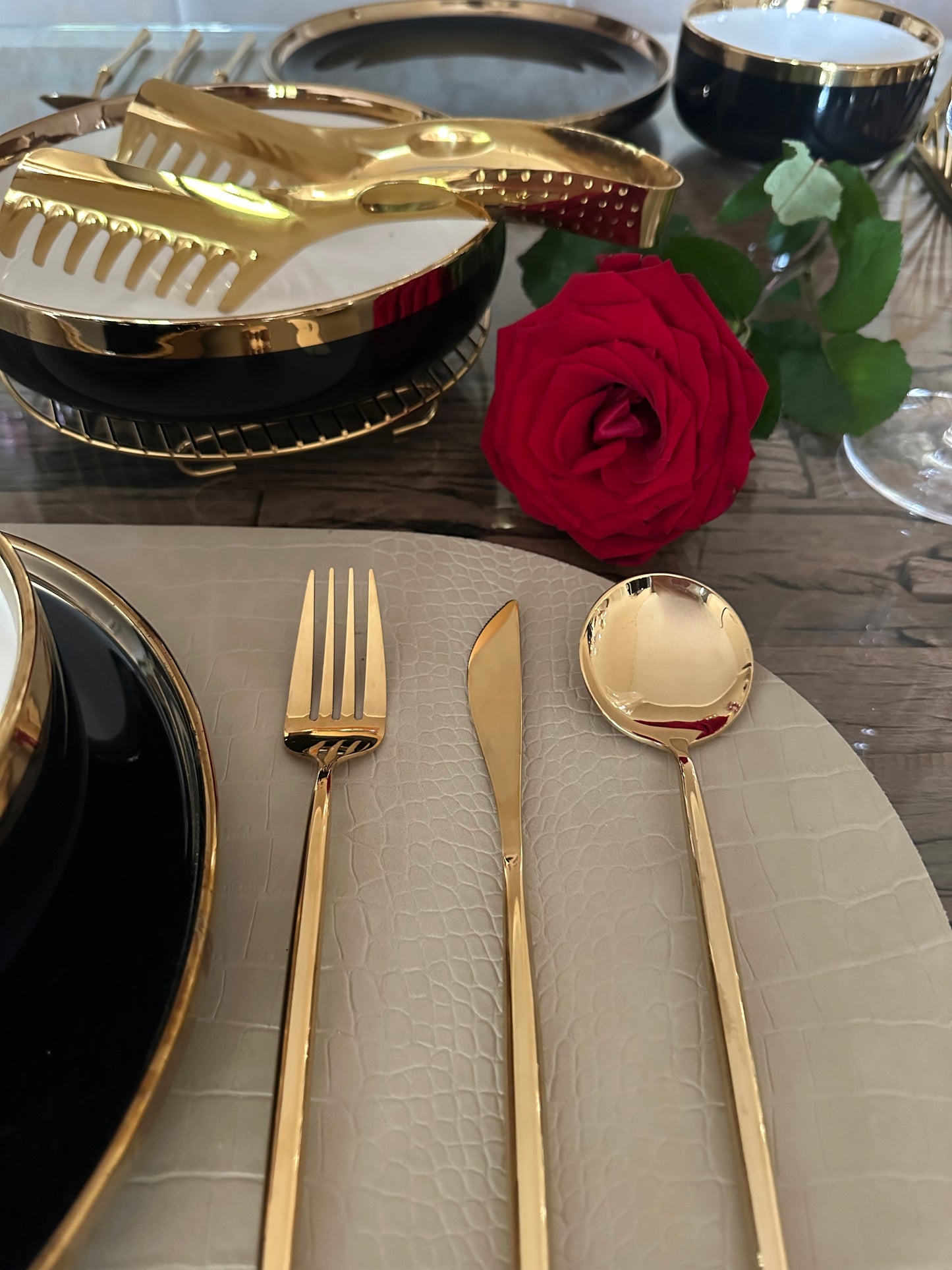 Royal Golden Home Besteck Set Fine Gold