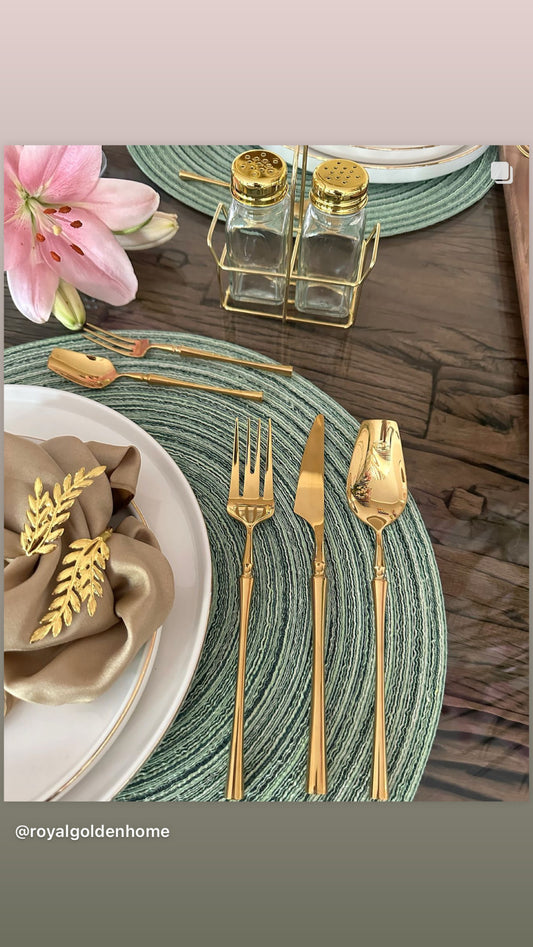 Royal Golden Home Serviettenring Set Amore