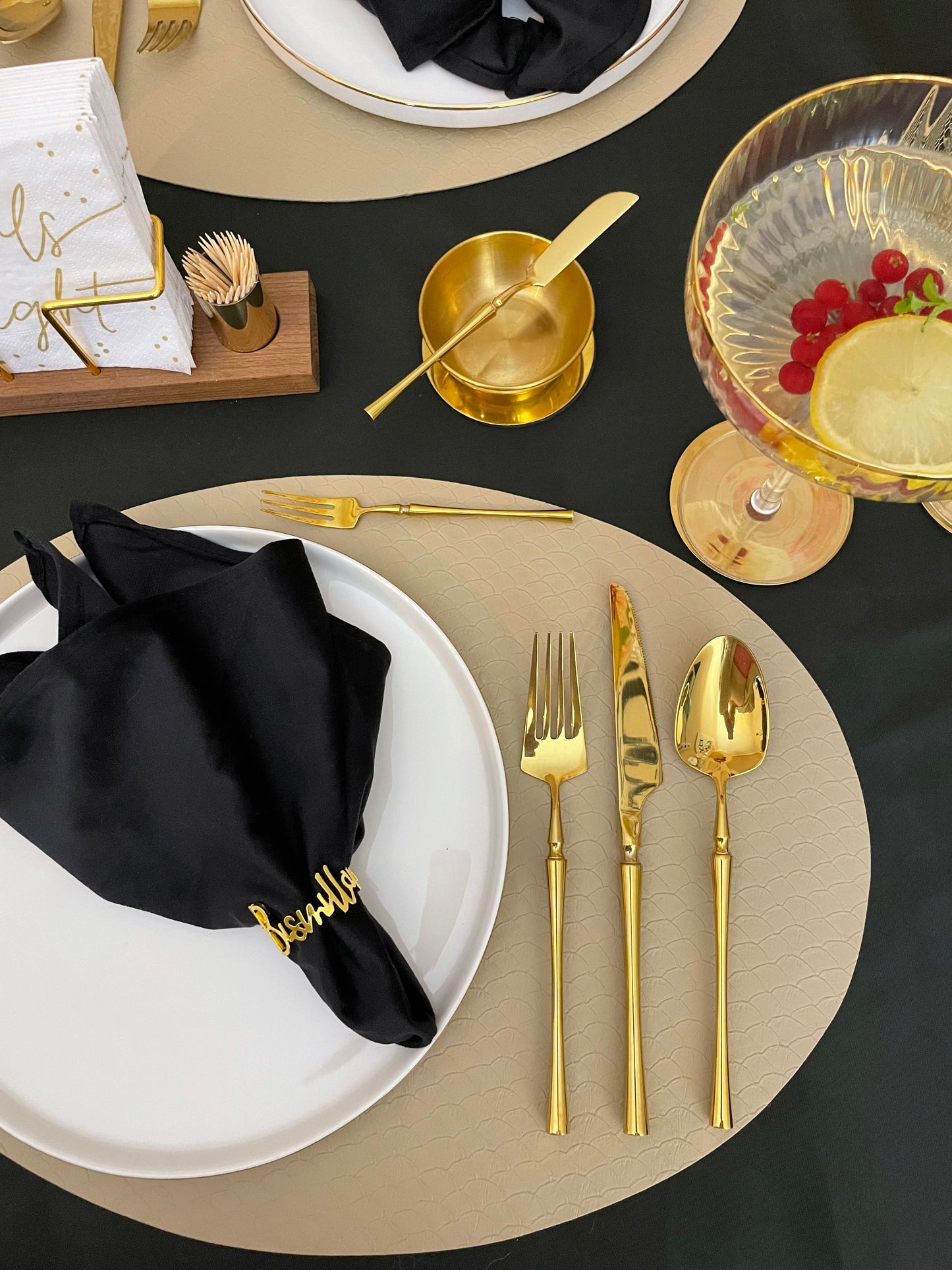 Royal Golden Home Serviettenring Bismillah