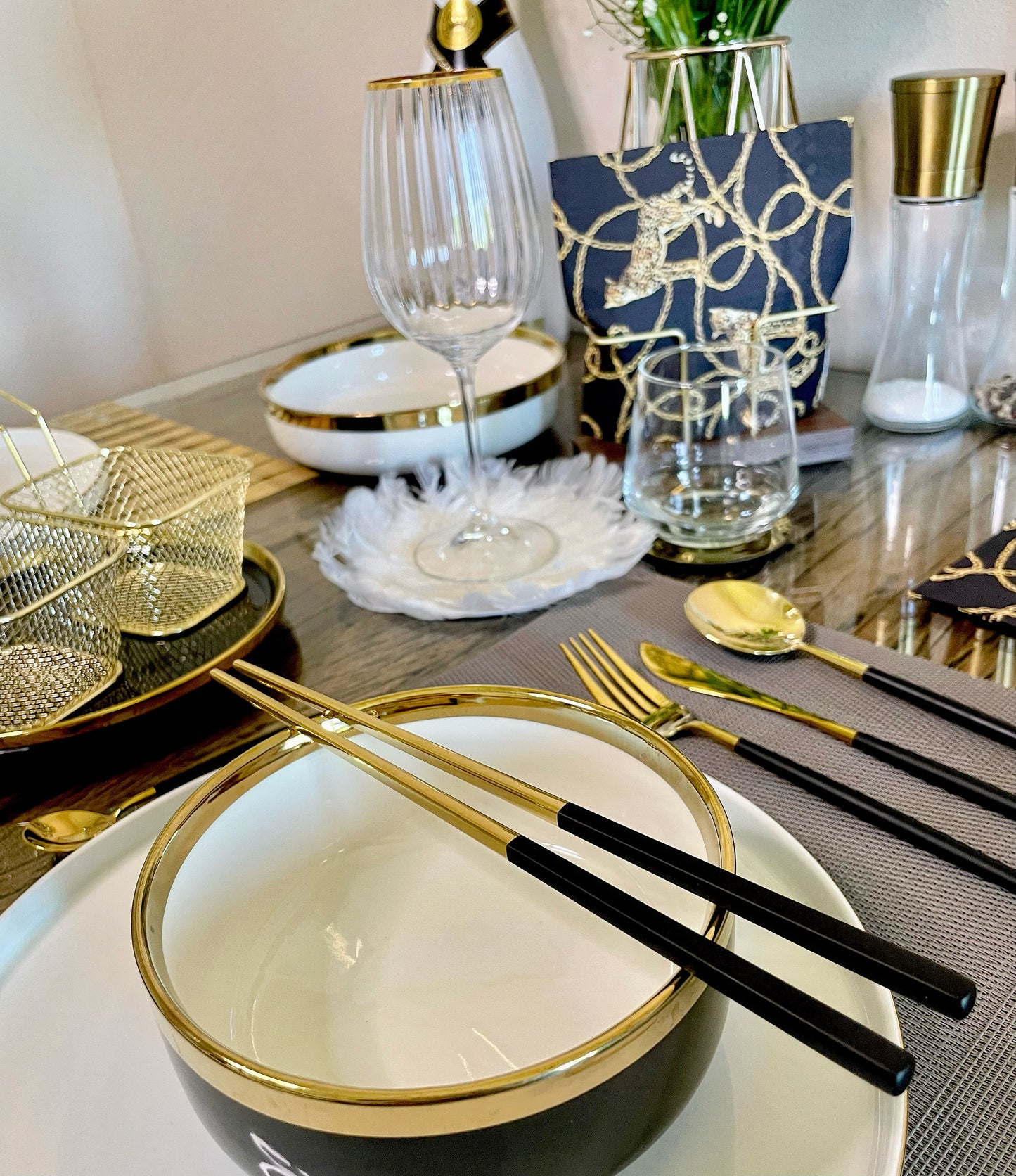 Royal Golden Home Essstäbchen Blacky