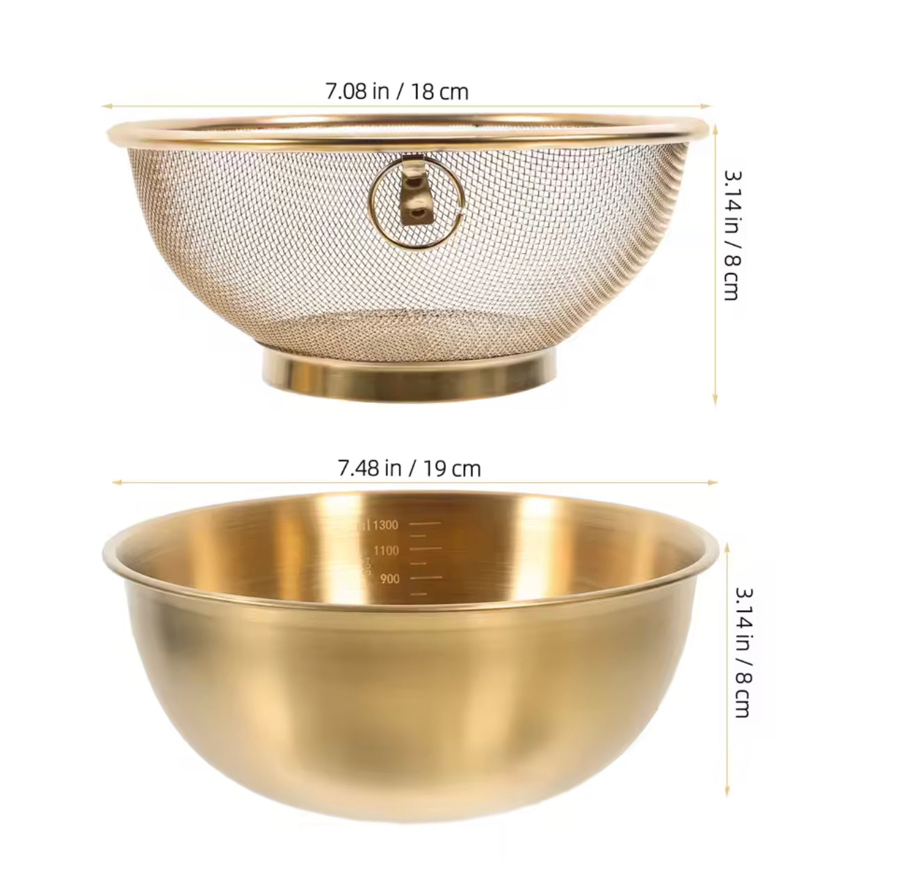 Royal Golden Home Schüssel Set Orlanda