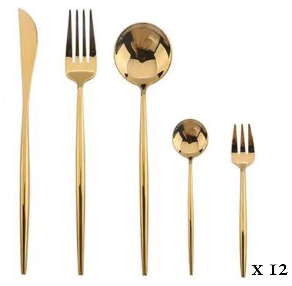 Royal Golden Home Besteck Set Fine Gold