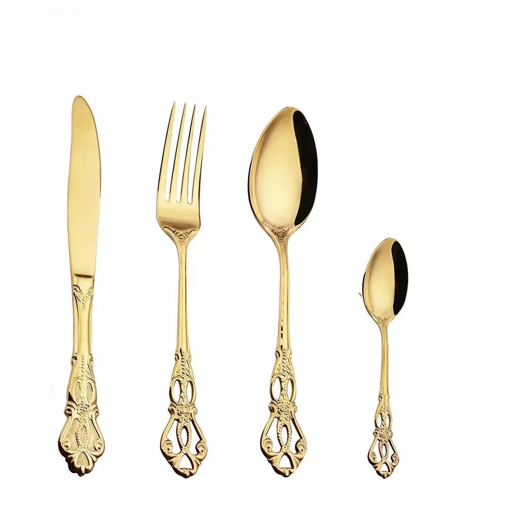 Royal Golden Home Besteck Set Elegance