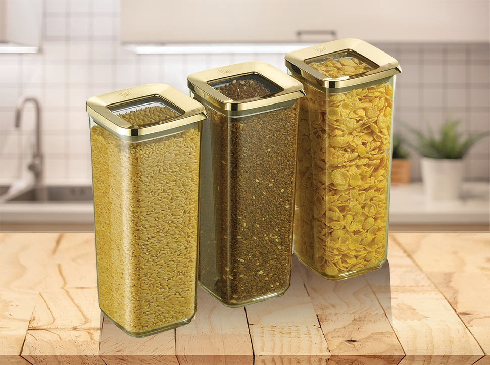 Royal Golden Home Vorratsdosen Set VIP 1700 ml