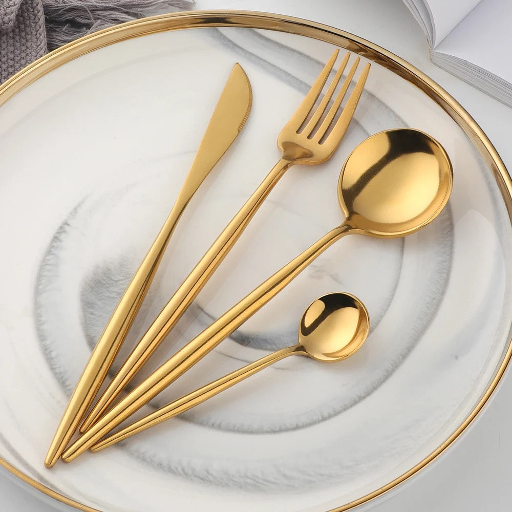 Royal Golden Home Besteck Set Fine Gold