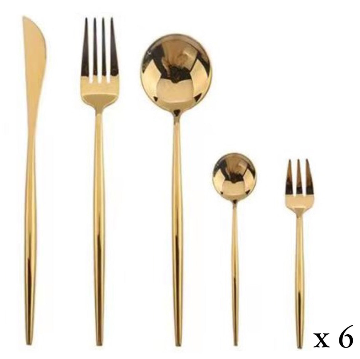 Royal Golden Home Besteck Set Fine Gold