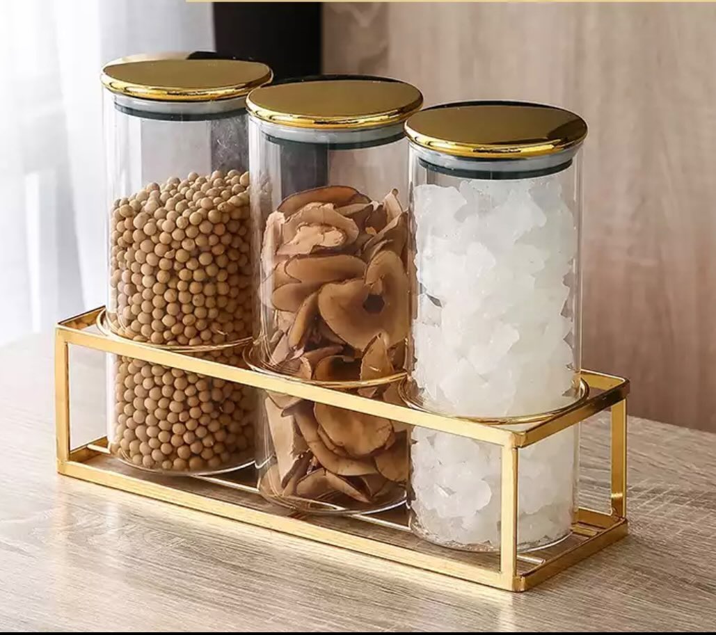Royal Golden Home Vorratsdosen Set Glamour