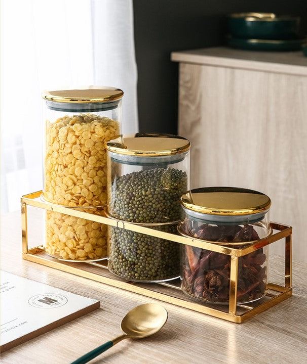 Royal Golden Home Vorratsdosen Set Glamour