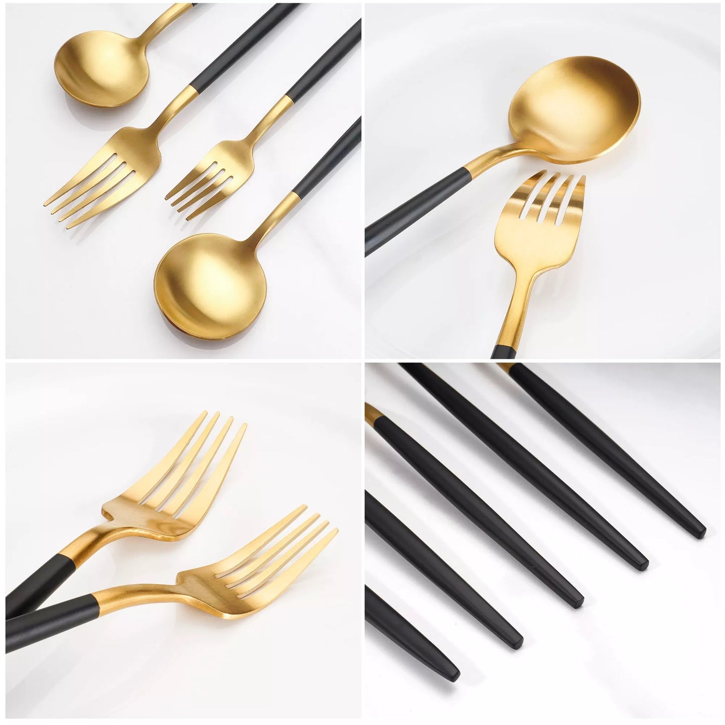 Royal Golden Home Besteck Set Blacky Matt