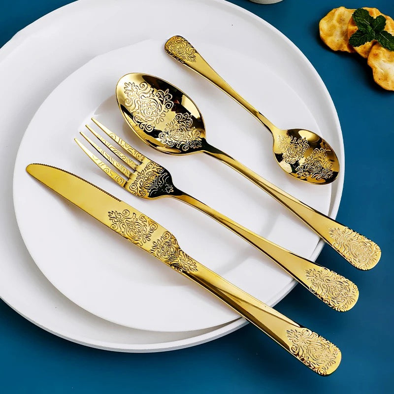 Royal Golden Home Besteck Set Oriental