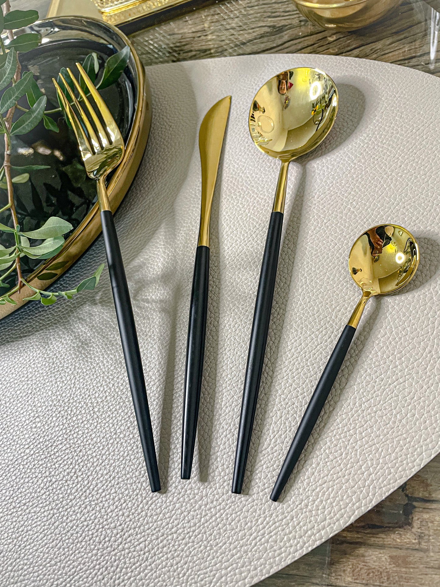 Royal Golden Home Besteck Set Blacky
