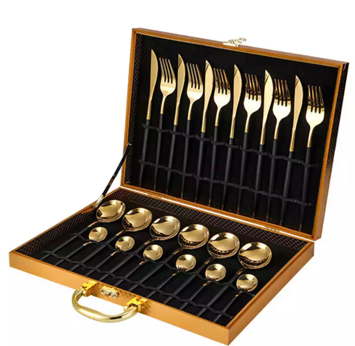 Royal Golden Home Besteck Box Blacky