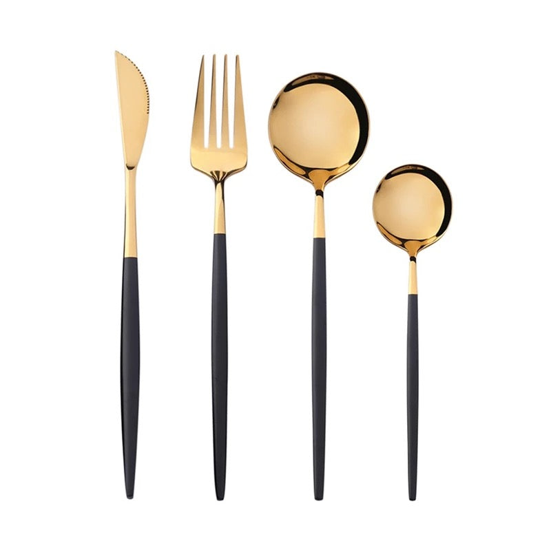 Royal Golden Home Besteck Set Blacky