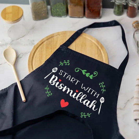 Royal Golden Home Kochschürze Bismillah Heart