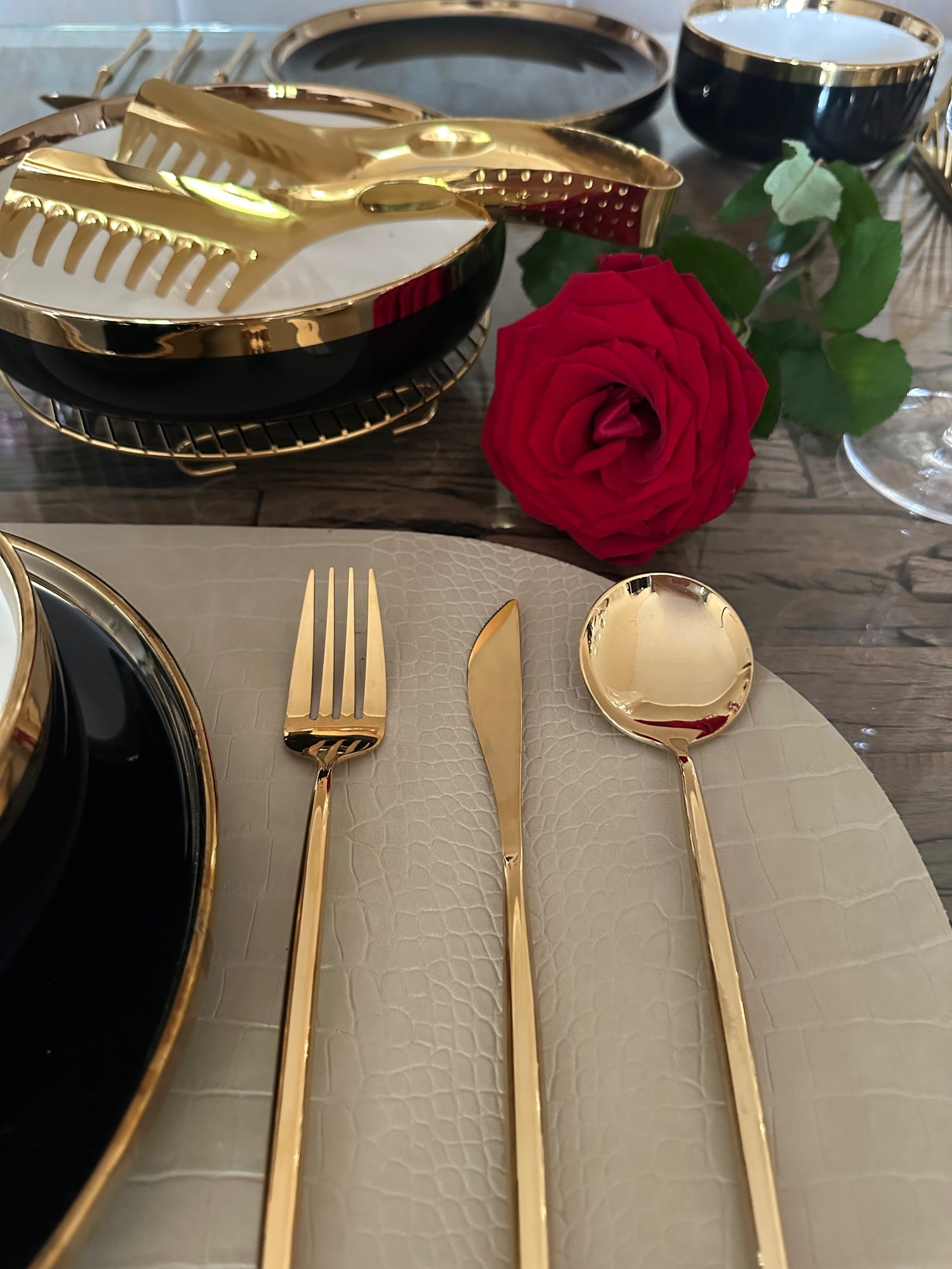 Royal Golden Home Besteck Set Fine Gold