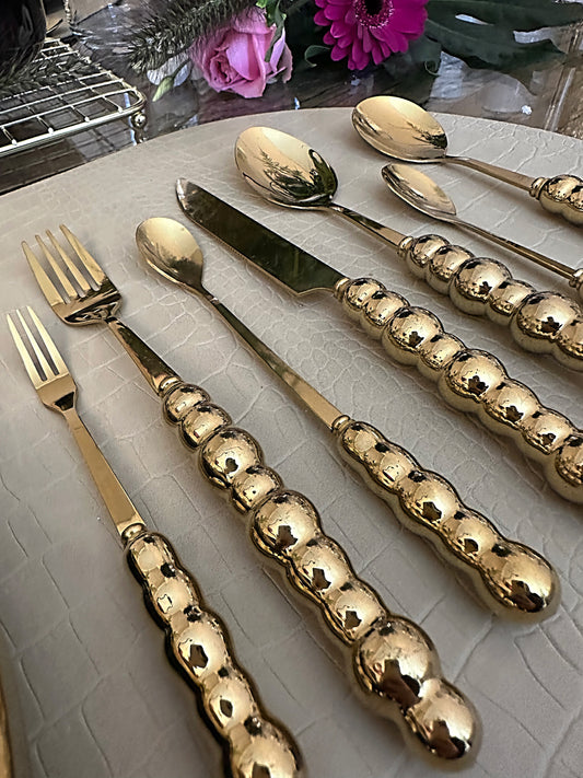 Royal Golden Home Besteck Set Veronika