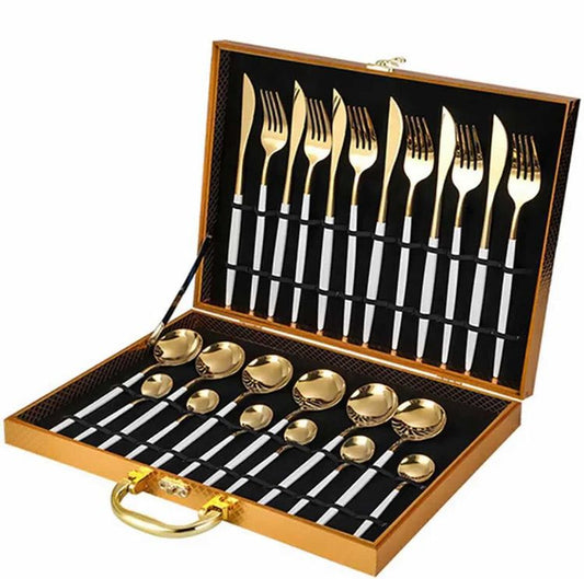 Royal Golden Home Besteck Set Angel