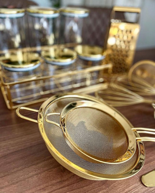 Royal Golden Home Küchensiebe aus Edelstahl