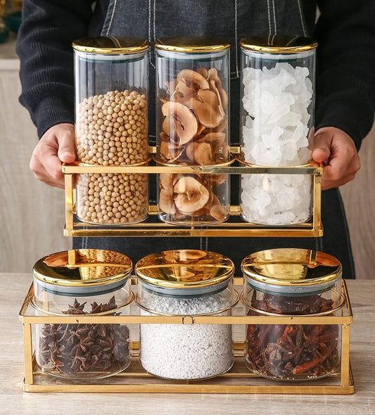 Royal Golden Home Vorratsdosen Set Glamour